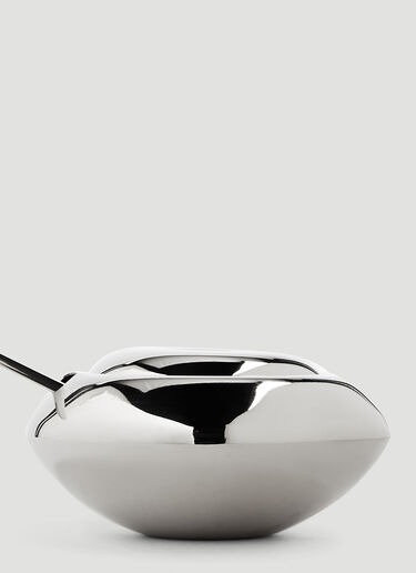 Tom Dixon Form Sugar Dish and Spoon Silver wps0638490