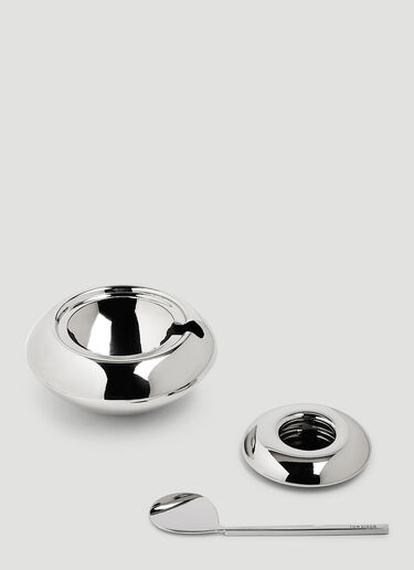 Tom Dixon Form Sugar Dish and Spoon Silver wps0638490