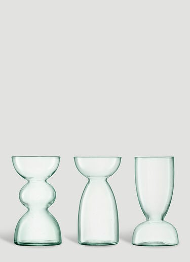 Set of Three Canopy Trio Vase LSA International Set of Three Canopy Trio Vase Green wps0644356