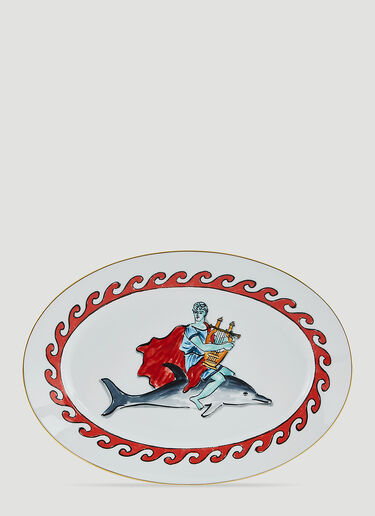 Il Viaggio di Nettuno Platter Ginori 1735 Il Viaggio di Nettuno Platter White wps0644420