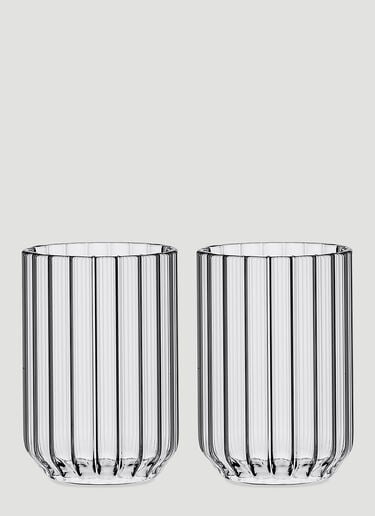 Set of Two Dearborn Water Glasses Fferrone Design Set of Two Dearborn Water Glasses Transparent wps0644559