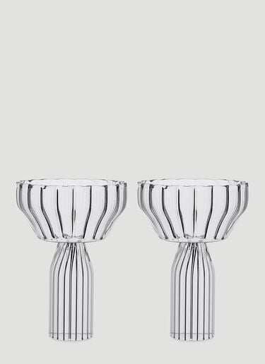 Set of Two Margot Champagne Coupes Fferrone Design Set of Two Margot Champagne Coupes Transparent wps0644562