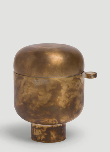 Ichendorf Milano Wabi Sabi Tea Caddy Brass wps0644728