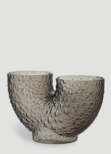 AYTM Aura Low Vase Black wps0670062