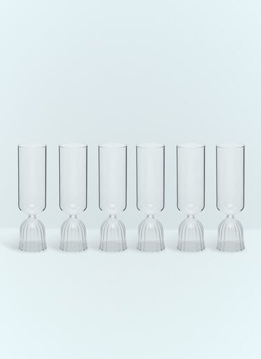 Ichendorf Milano Set Of Six Tutu Flutes White wps0691175