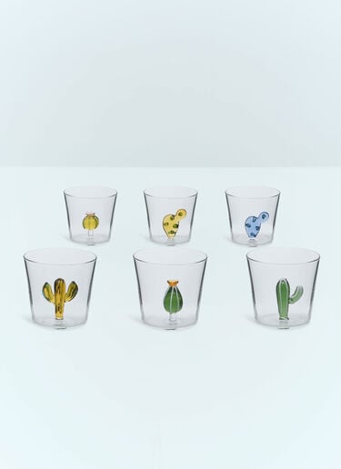Set of Six Desert Plant Tumblers Ichendorf Milano Set of Six Desert Plant Tumblers Multicolour wps0691179