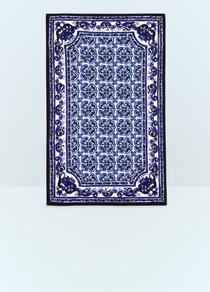 Dolce & Gabbana Casa Blu Mediterraneo Beach Towel Blue wps0691222