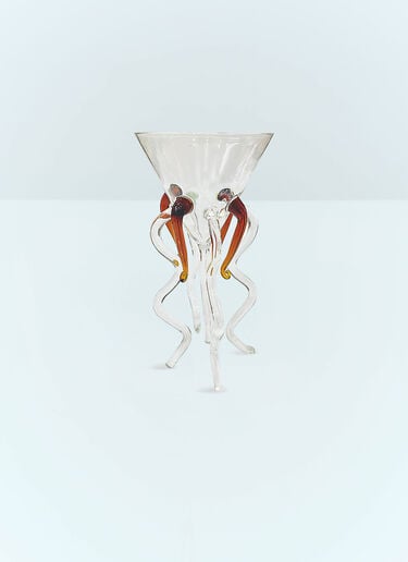 Les-Ottomans Medusa Glass Red wps0691370