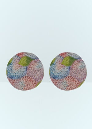 Les-Ottomans Set Of Two Ortensie Dessert Plates Multicolour wps0691375