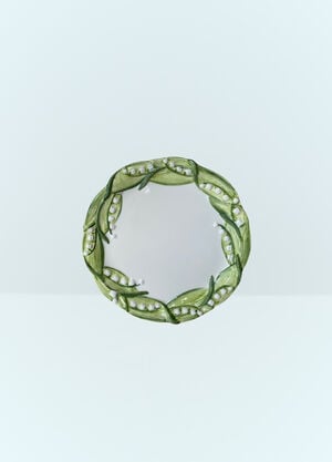 Les-Ottomans Lily Of The Valley Dessert Plate Multicolour wps0691378