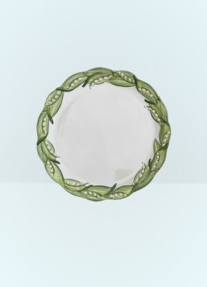 Les-Ottomans Lily Of The Valley Presentation Plate Multicolour wps0691380