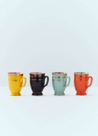 POLSPOTTEN Set Of Four Grandpa Mugs Multicolour wps0691482