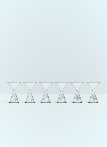 Set Of Six Tutu Martini Glasses Ichendorf Milano Set Of Six Tutu Martini Glasses Clear wps0691503