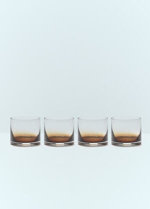 Serax Set Of Four Amber Zuma Tumblers Brown wps0691665