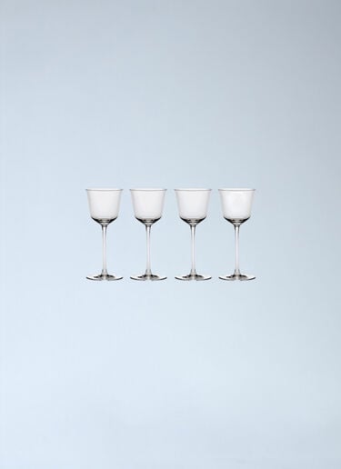 Serax x Ann Demeulemeester Set Of Four Grace Red Wine Glasses Clear wps0691766