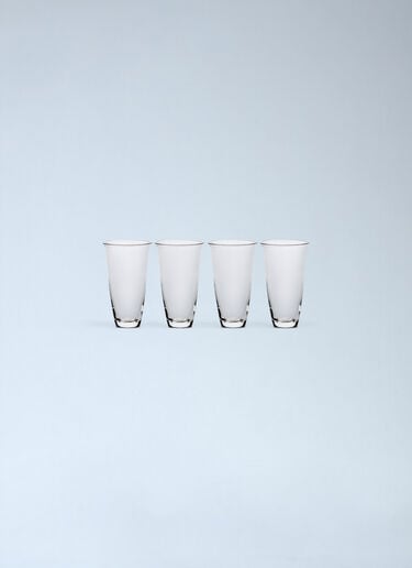 Serax x Ann Demeulemeester Set Of Four Frances' Glasses Clear wps0691768