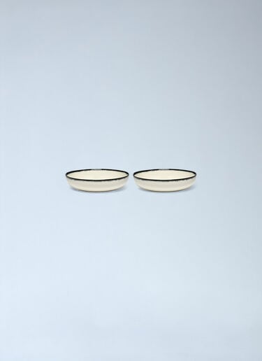 Serax x Ann Demeulemeester Set Of Two Dé Deep Plates White wps0691782