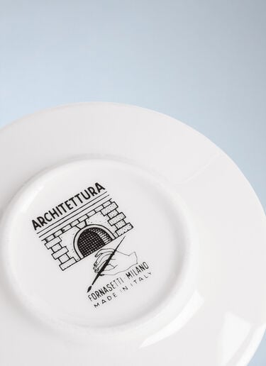 Fornasetti Set Of Six Architettura Cup And Saucer Set White wps0691807