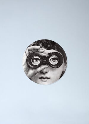 Fornasetti Tema e Variazioni N.286 Wall Plate Black wps0691825