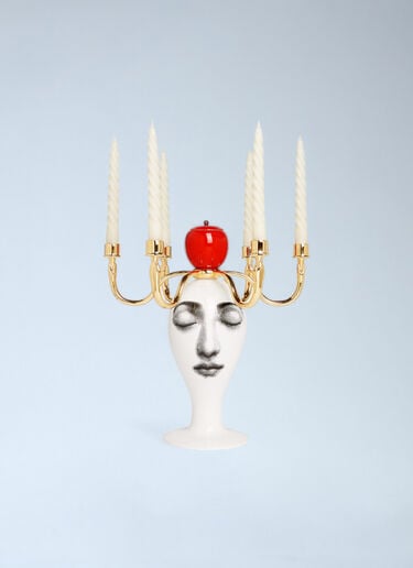 Fornasetti Sul Tardi Candelabra With Candle Multicolour wps0691832
