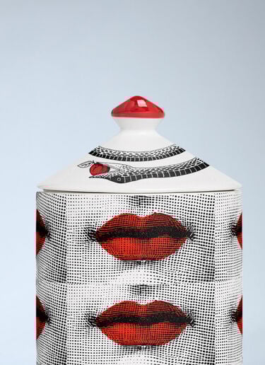 Fornasetti Small Se Poi Bocche Candle Multicolour wps0691906
