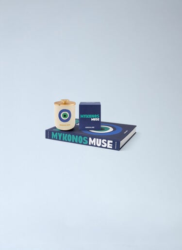 Assouline Mykonos Muse Travel Candle Blue wps0691920