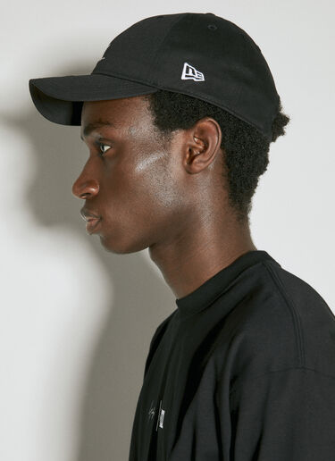 x NE 徽标印花棒球帽 Yohji Yamamoto x NE 徽标印花棒球帽 黑色 yoy0154017