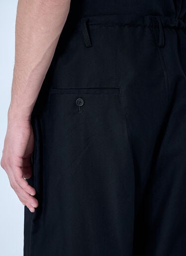 Yohji Yamamoto Drawstring Pants Black yoy0160001
