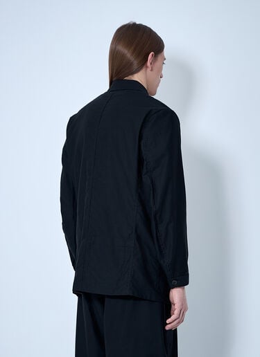 Yohji Yamamoto Button-Down Shirt Black yoy0160002