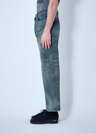 Yohji Yamamoto 로고 자수 진  블루 yoy0160020