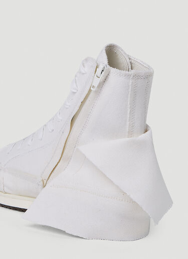 Yohji Yamamoto 레이어드 하이탑 스니커즈 화이트 yoy0250012