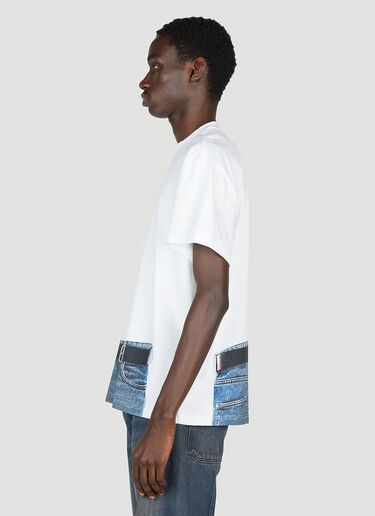 Trompe L'Oeil Belt T-Shirt Y/Project x Jean Paul Gaultier Trompe L'Oeil Belt T-Shirt White ypg0152008