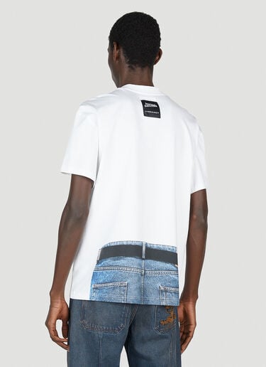 Trompe L'Oeil Belt T-Shirt Y/Project x Jean Paul Gaultier Trompe L'Oeil Belt T-Shirt White ypg0152008