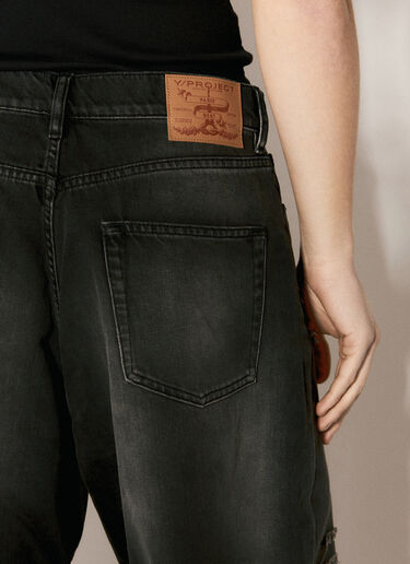 Paris' Best Patch Jeans Y/PROJECT Paris' Best Patch Jeans Black ypr0156035