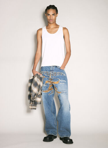 Evergreen Paris' Best Patch Jeans Y/Project Evergreen Paris' Best Patch Jeans Blue ypr0358007