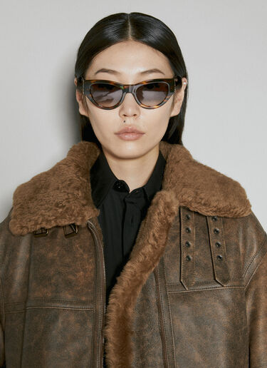 Saint Laurent SL M94 猫眼形太阳镜 棕色 yss0253010