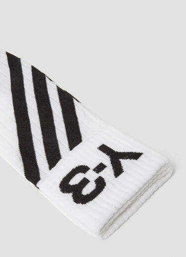 Y-3 Three Stripe 袜子 白 yyy0147038