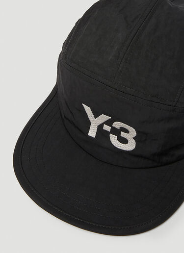 Y-3 로고 자수 러닝 캡 블랙 yyy0152046
