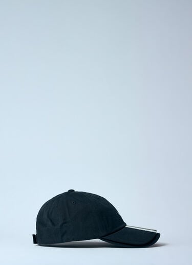 Y-3 Logo Print Baseball Cap Black yyy0160023
