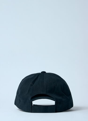Y-3 Logo Print Baseball Cap Black yyy0160023