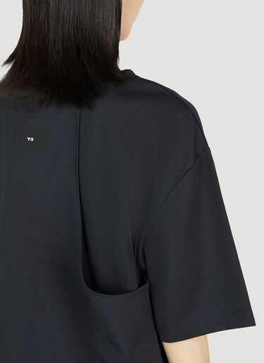 Layered Crewneck T-Shirt Y-3 Layered Crewneck T-Shirt Black yyy0252013