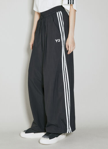 Y-3 Wide Leg Track Pants Black yyy0254004