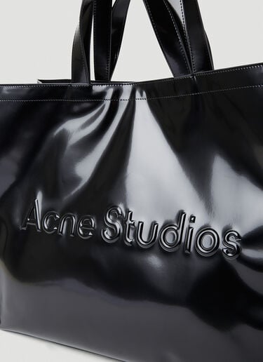 Logo Shopper Tote Bag Acne Studios Logo Shopper Tote Bag Black acn0353009