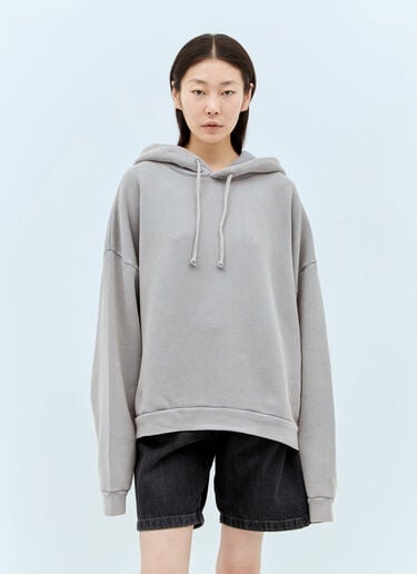 Logo Patch Hooded Sweatshirt Acne Studios Logo Patch Hooded Sweatshirt Purple acn0357001