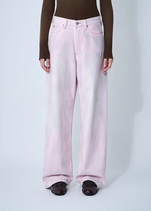 Acne Studios 1981 涂层牛仔裤  粉色 acn0361001