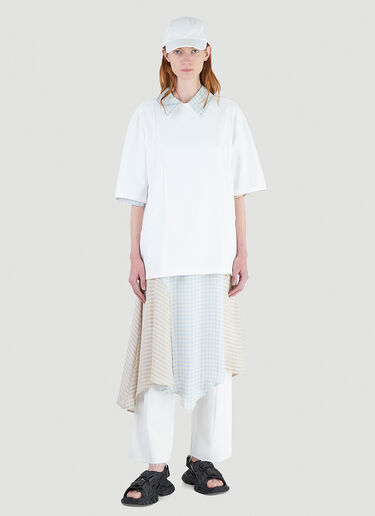 Ader Error Folded T-Shirt White adr0344010