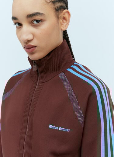Logo Embroidery Track Jacket adidas by Wales Bonner Logo Embroidery Track Jacket Brown awb0354009