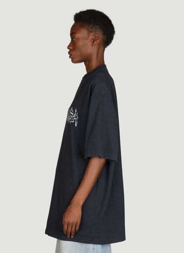 Darkwave Large Fit T-Shirt Balenciaga Darkwave Large Fit T-Shirt Black bal0355005