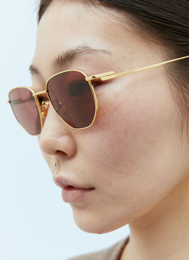 Bottega Veneta 스플릿 판토스 선글라스 골드 bos0355004