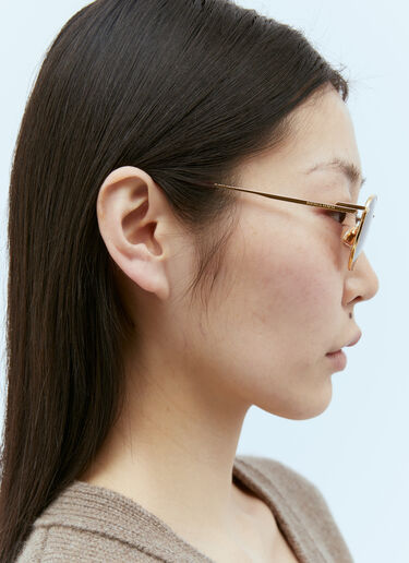 Bottega Veneta 스플릿 판토스 선글라스 골드 bos0355004